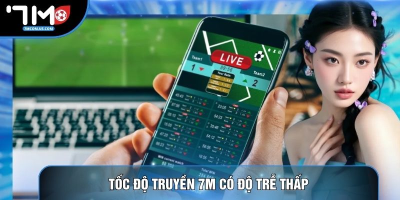 Tốc độ truyền 7M có độ trễ thấp Tốc độ truyền 7M có độ trễ thấp